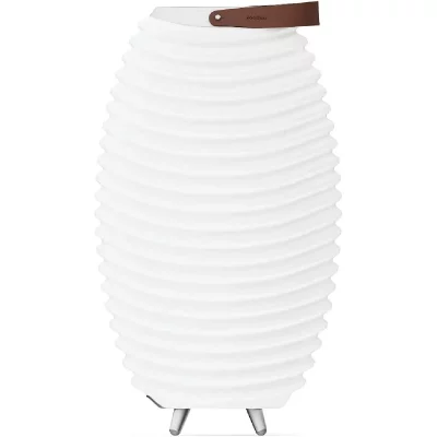 KOODUU  Lampe Enceinte Bluetooth sans fil Synergy 50  blanche - 31.7x31.7x56.3 cm T.U