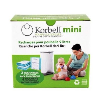 KORBELL  Mini Pack de 3 recharges 9L