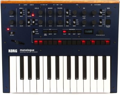 KORG  MONOLOGUE Monophonic Synth&eacute;tiseur Analogique -Bleue