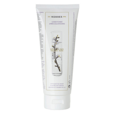 KORRES  Apr&egrave;s-shampooing Amande et graines de lin cheveux secs 200 ml