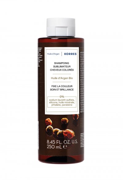 KORRES  Capillaire Shampoing Post-Coloration &agrave; l'Argan 250ml