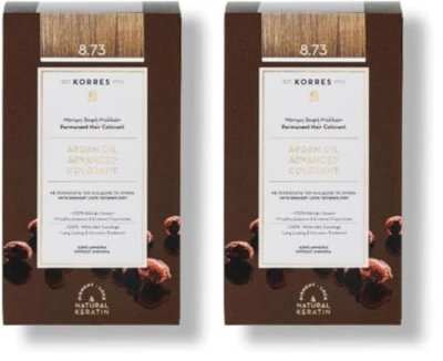 KORRES  Coloration avanc&eacute;e de l'huile d'argan 8.73 Caramel dor&eacute;