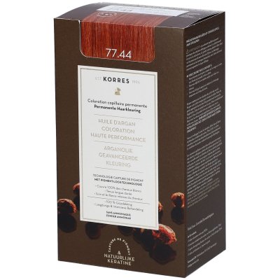 KORRES  Coloration Permanente 77.44 Blond Cuivr&eacute; Intense 4uts