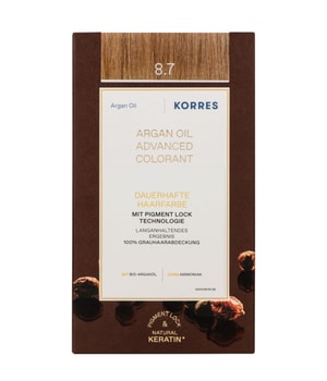 KORRES  Huile d'Argan Coloration 8.7 Blond Clair Marron 50ml