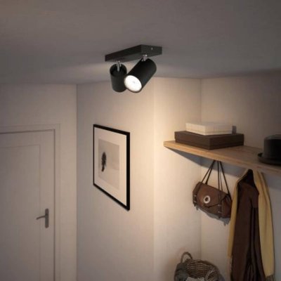 PHILIPS Kosipo rent spot 2xgu10 couleur noir 50592/30/pn 5059230pn
