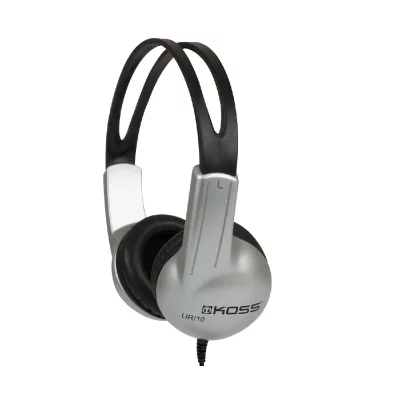 KOSS  Ur10 Headphones Noir,Argent&eacute;