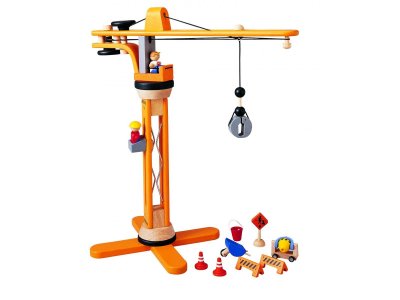 PLAN TOYS KRAAN SET - SET DE GRUE
