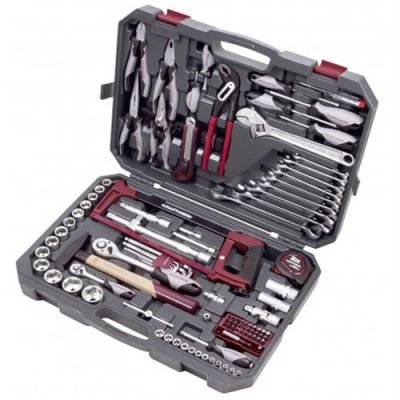 KRAFTWERK  Bo&icirc;te &agrave; outils, Basic, 1/4inch + 1/2 inch , 115 pcs