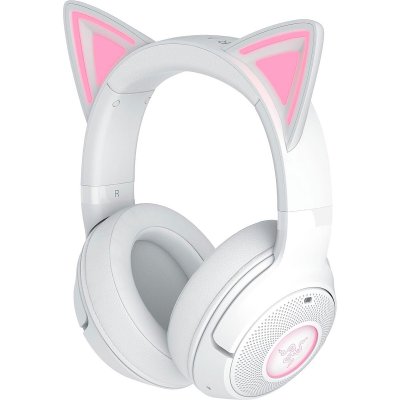 RAZER Kraken Kitty V3 Pro - Casque sans fil RGB White Ed. (PS5)