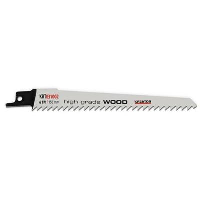 KREATOR  KRT031002-2 uds. sierra de vaiv&eacute;n alto grado/madera 150mm6d