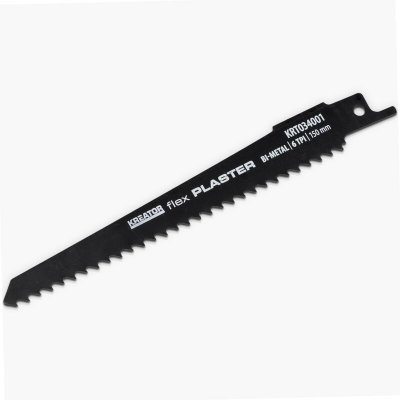 KREATOR  - Lames pour scie sabre, coupe plaque de pl&acirc;tre 150 mm