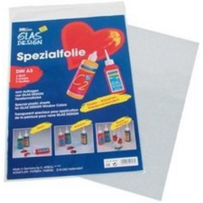 KREUL   transparent sp&eacute;cial hobby line ""glas design"", a4 noir