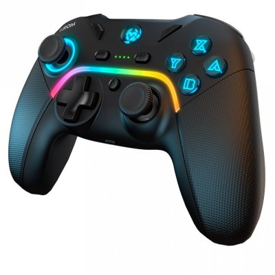 KROM  kayros rgb mando inal&aacute;mbrico para pc/switch/android