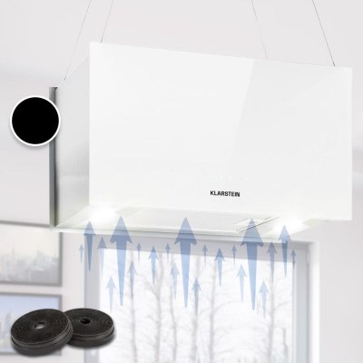 KLARSTEIN Kronleuchter L - Hotte - hotte &icirc;lot - largeur : 60 cm - profondeur : 35 cm - recyclage - blanc