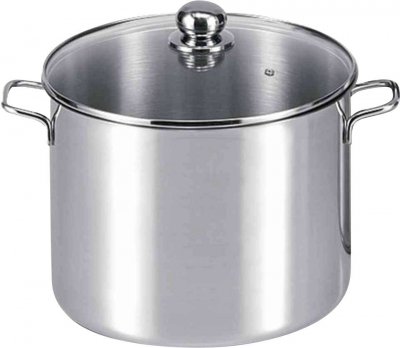 KRAOEGER Kr&uuml;ger 72727 Pot Alimentaire Grand Mod&egrave;le 14 L avec Couvercle en Verre