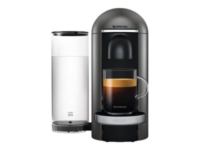 KRUPS  nespresso xn900t vertuo plus machine &agrave; caf&eacute; titane 