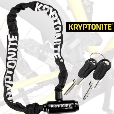 KRYPTONITE  serrure &agrave; cha&icirc;ne Keeper 85 cm acier/nylon noir