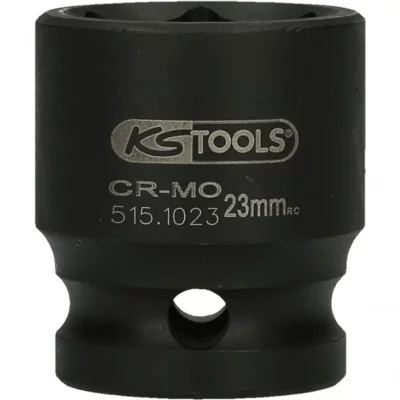 KS TOOLS  1/2"" douilles &agrave; chocs 6 pans, courtes, 23mm