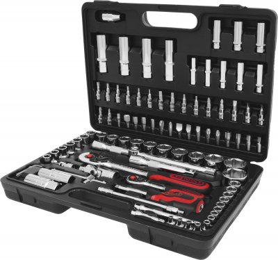 KS TOOLS  - 1/4 + 1/2 CHROMEplus Coffret de douilles, 96 pi&egrave;ces