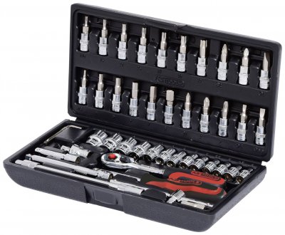 KS TOOLS  1/4"" chromeplus coffret de douilles, 46 pcs