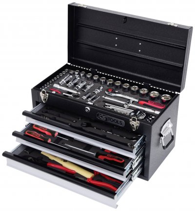 KS TOOLS  1/4inch +1/2 inch Tool Set universel. 99 pcs. 918020