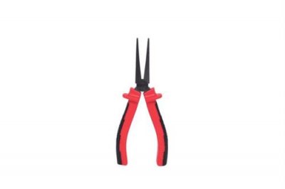 KS TOOLS  115.1017 Pince &agrave; becs plats KS, &agrave; poign&eacute;es bi-composants L.210 mm