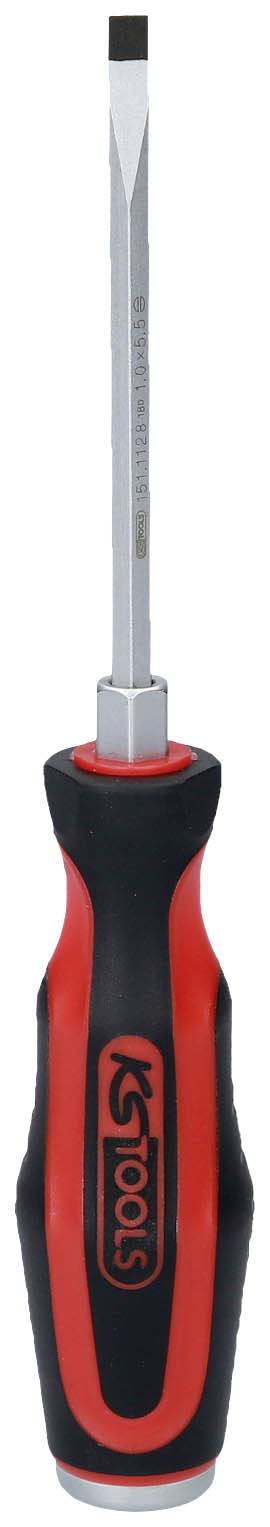 KS TOOLS  151.1128 Tournevis Ergotorque MAX, Plat 5,5 x 100mm