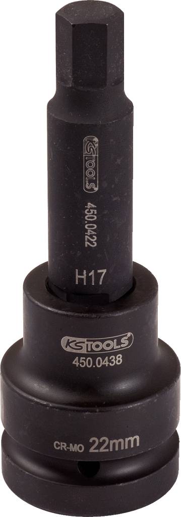 KS TOOLS  3/4"" douilles &agrave; chocs 6 pans, longues, 24 mm