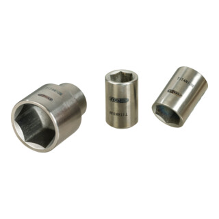 Ks tools 3/8"" douilles 6 pans titanplus, 19 mm