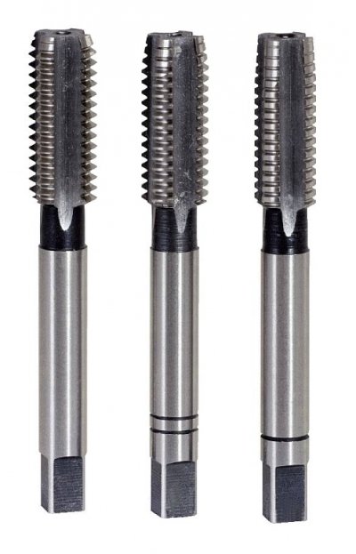 KS TOOLS  331.0025 Lot de 3 tarauds en acier rapide M2,5 x 0,45