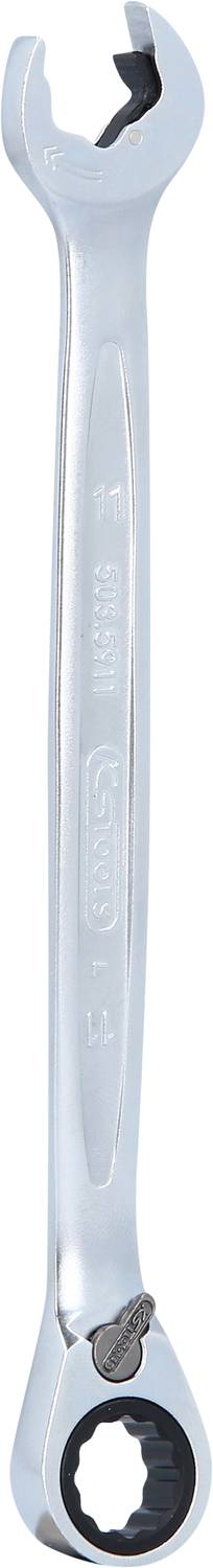 KS TOOLS  503.5911 Cl&eacute; &agrave; fourche et polygonale &agrave; cliquet 166 11 60