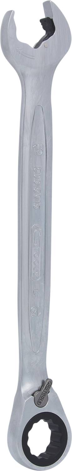 KS TOOLS  503.5915 Cl&eacute; &agrave; fourche et polygonale &agrave; cliquet 200 15 120