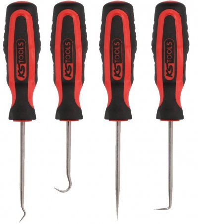 KS TOOLS  550.1045 Jeu De Crochets Manche Bi Composants 4 Pi&egrave;ces