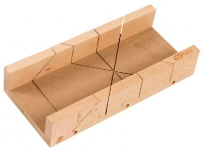 KS TOOLS  907.2513 - Boite &agrave; Onglet Bois - 350x120x50mm