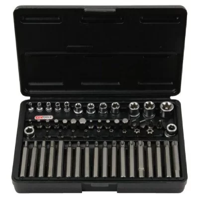 KS TOOLS  911.4305 Coffret de douilles et d'embouts KS, 57 pi&egrave;ces