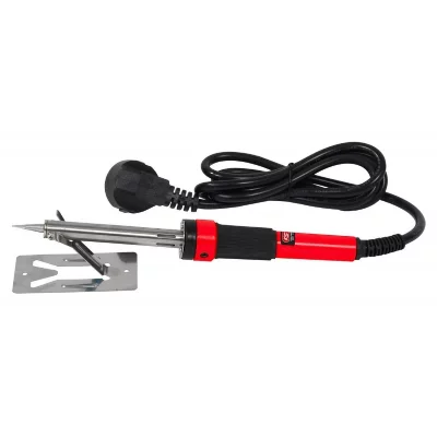 KS TOOLS  960.1130 Fer &agrave; souder avec support, 60 W, Rouge/noir
