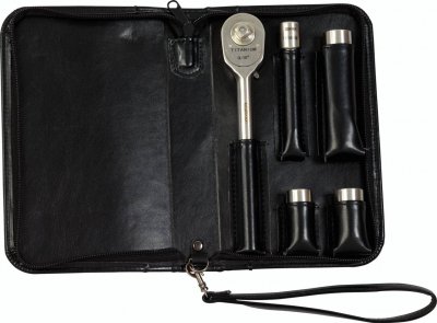 KS TOOLS  965.2010 Jeu de douilles et cliquet TITANplus 3/8'', 5 pi&egrave;ces