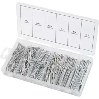 KS TOOLS  970.0080 Assortiment de goupilles fendues 555 pi&egrave;ces