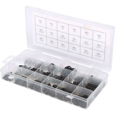 KS TOOLS  970.0520 Assortiment de 295 Clavettes/Circlips/Chevilles Noir