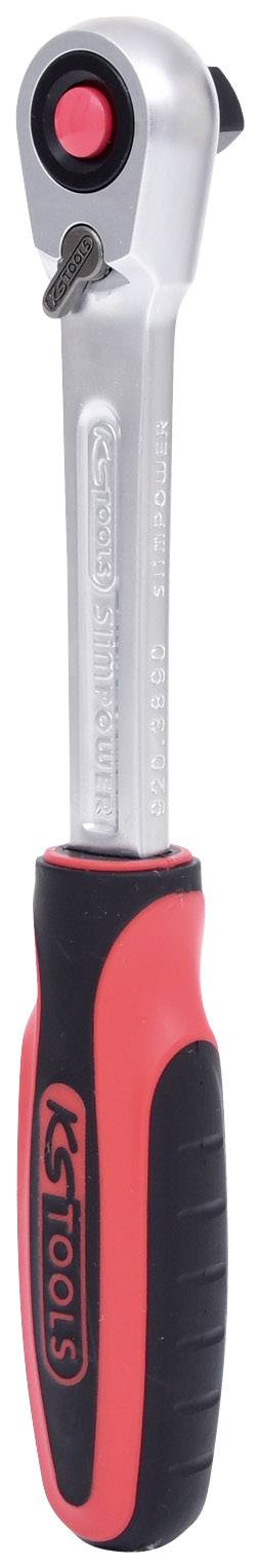 KS TOOLS  Cl&eacute; &agrave; cliquet r&eacute;versible 3/8 72 dents SlimPOWER 920.3890