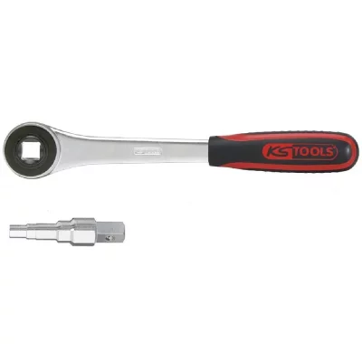 KS TOOLS  - Cl&eacute; de montage &eacute;tag&eacute;e avec cliquet, 3/8'' - 1''- 2 pcs