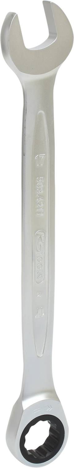 KS TOOLS  Cl&eacute; mixte a cliquet 72 dents 17 mm 503.4217