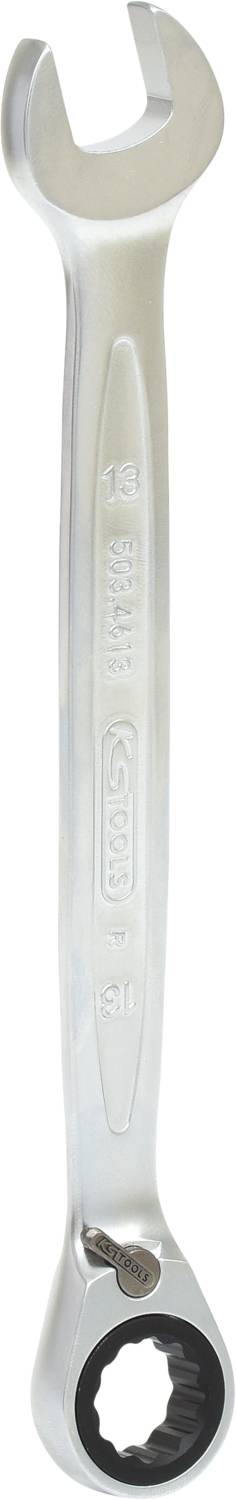 KS TOOLS  Cl&eacute; mixte a cliquet r&eacute;versible 72 dents 13 mm 503.4613