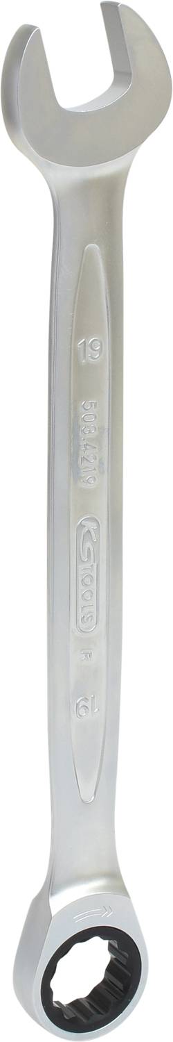 KS TOOLS  - Cl&eacute;s mixtes &agrave; cliquet GEARplus, 19mm