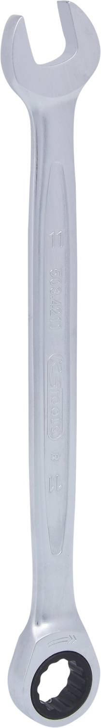 KS TOOLS  - Cl&eacute;s mixtes droites &agrave; cliquet GEARplus&reg; 11 mm