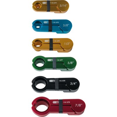 KS TOOLS  jeu d'outils de d&eacute;montage pour raccords de climatisation, 7