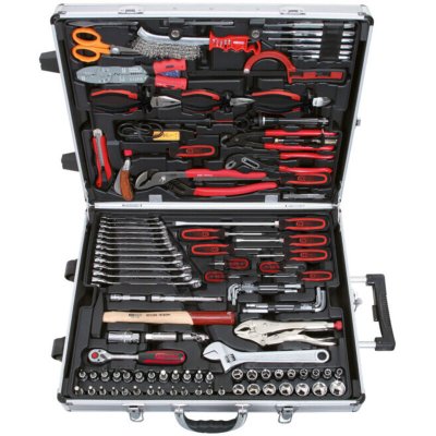 KS TOOLS  Jeu d'outils universels 3/8 CHROMEplus, 172 pi&egrave;ces (918.0772)