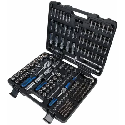 KS TOOLS  Jeu de cl&eacute; &agrave; cliquet 195 pcs CHROMEplus 918.0795