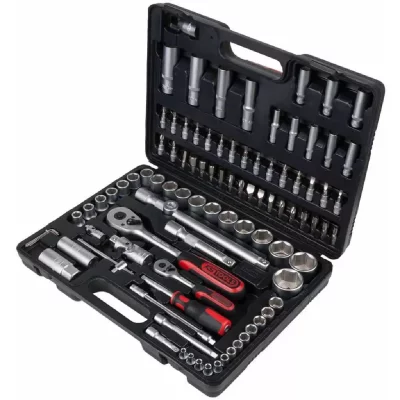 KS TOOLS  Jeu de cl&eacute; &agrave; cliquet et de douille 96 pi&egrave;ces CLASSIC 17.0796