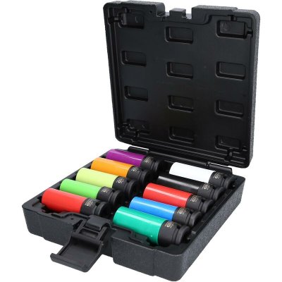KSTOOLS Ks tools jeu de douilles &agrave; chocs 1/2"" sp&eacute;ciales pour jantes